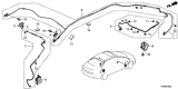 Diagram for 2012 Honda Civic Antenna - 39150-TR0-A01ZA