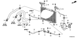 Diagram for Honda Accord Transmission Oil Cooler Hose - 25213-RJA-007