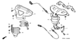 Diagram for Honda Civic Oxygen Sensor - 36531-PLM-306