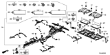 Diagram for 2018 Honda Clarity Electric Engine Control Module - 1K100-5WP-A03