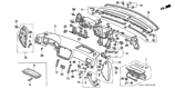 Diagram for 1996 Honda Civic Air Bag - 06780-S01-A90ZA