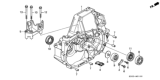 Diagram for Honda Prelude Differential Seal - 91201-P6J-003
