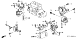 Diagram for Honda Element Engine Mount - 50827-S9B-980