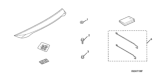 Diagram for 2009 Honda S2000 Spoiler - 08F10-S2A-111F