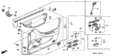 Diagram for 2001 Honda Accord Door Trim Panel - 83500-S4K-A02ZB