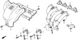 Diagram for 1991 Honda Accord Exhaust Manifold - 18000-PT3-A10