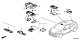 Diagram for Honda HR-V Consoles - 34440-SLE-003ZL