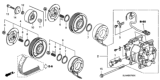 Diagram for 2007 Honda Fit A/C Clutch - 38900-RLC-024