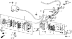 Diagram for 1991 Honda Prelude Cruise Control Servo - 36520-PK1-A01