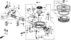 Diagram for Honda CRX Air Intake Coupling - 60581-SB2-000