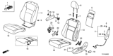 Diagram for Honda Passport Seat Cushion - 81537-TG7-A02