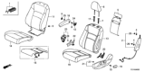 Diagram for 2020 Honda Pilot Seat Cover - 81521-TG7-L01ZC