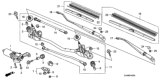 Diagram for Honda Fit Windshield Wiper - 76632-STK-A02