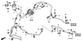 Diagram for Honda Accord Power Steering Cooler - 53765-TA0-000