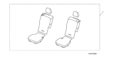 Diagram for 2020 Honda Odyssey Seat Cover - 08P32-THR-110A