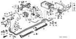 Diagram for 2002 Honda Accord Canister Purge Valve - 17310-S84-L31