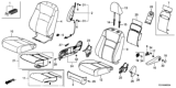 Diagram for Honda Seat Cover - 81131-TG7-A52ZB