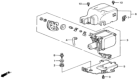 Diagram for Honda Civic Cruise Control Servo - 36520-PM5-A04