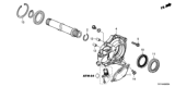 Diagram for Honda Clarity Fuel Cell Crankshaft Seal - 91212-PR7-A01