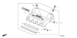 Diagram for 2007 Honda Fit Engine Cover - 17121-RME-A00