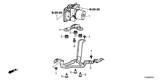 Diagram for Honda ABS Control Module - 57100-TLA-A95