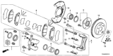 Diagram for 2016 Honda Accord Brake Caliper - 45018-T2F-000