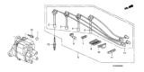 Diagram for Honda CRX Spark Plug Wire - 32722-PM5-405