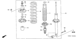 Diagram for Honda Accord Hybrid Control Arm Bushing - 52622-SEA-014
