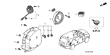 Diagram for 2011 Honda Odyssey Car Speakers - 39120-SZA-A01