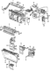 Diagram for 1985 Honda Accord Gauge Trim - 37112-SC5-004