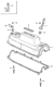 Diagram for 1982 Honda Prelude Valve Cover - 12310-PC1-010