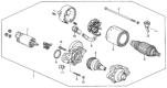 Diagram for 1993 Honda Prelude Starter Motor - 31200-PT1-T03