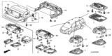 Diagram for Honda Accord Hybrid Dome Light - 34252-S5A-003ZA