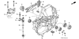 Diagram for 2000 Honda Accord Bellhousing - 21000-P0S-325