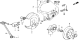 Diagram for Honda Accord Wheel Bearing - 42200-SE0-J01