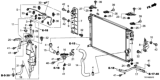 Diagram for Honda CR-V Hybrid Radiator Cap - 19102-RNA-A00