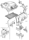 Diagram for 1978 Honda Civic Trunk Latch - 83300-634-013