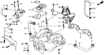 Diagram for 1991 Honda Civic EGR Valve - 18710-PM5-L52