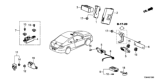 Diagram for 2017 Honda Accord Transmitter - 72147-T2G-A71