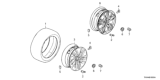 Diagram for 2019 Honda Accord Hybrid Spare Wheel - 42800-TWA-AA1