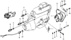 Diagram for 1977 Honda Accord Starter Motor - 31200-671-671