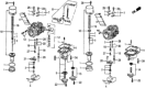 Diagram for 1984 Honda Prelude Carburetor Gasket Kit - 16010-PC7-662