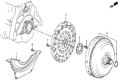 Diagram for Honda Prelude Flywheel - 26251-PC6-670