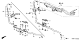 Diagram for Honda Civic Canister Purge Valve - 36162-PZA-003