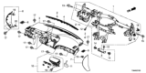 Diagram for Honda Accord Instrument Panel - 77100-T2F-A00ZA