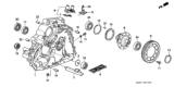 Diagram for 1992 Honda Civic Bellhousing - 21110-P24-J00