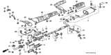 Diagram for 1995 Honda Accord Catalytic Converter - 18150-P0A-A22