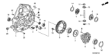 Diagram for 1988 Honda CRX Bellhousing - 21000-PL3-050