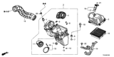 Diagram for 2021 Honda CR-V Hybrid Air Filter Box - 17201-5TZ-J00