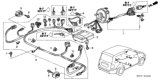 Diagram for 2004 Honda Pilot Air Bag Sensor - 77970-S9V-A92